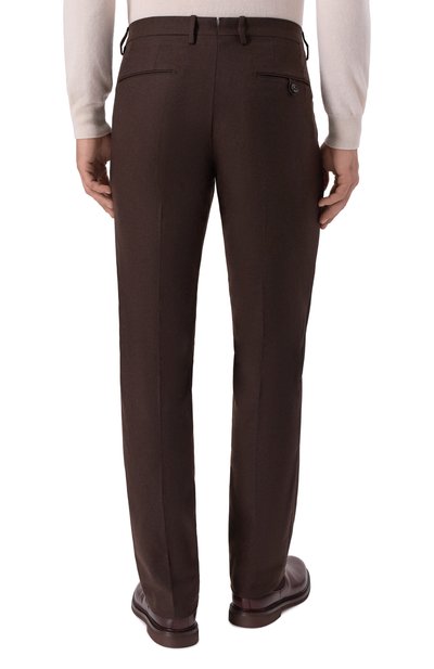 Брюки BERWICH темно-коричневого цвета по цене 55600 руб., арт. SC/1 ALC/RWSLTX, фото 4 Брюки BERWICH, арт. SC/1 ALC/RWSLTX, фото 4