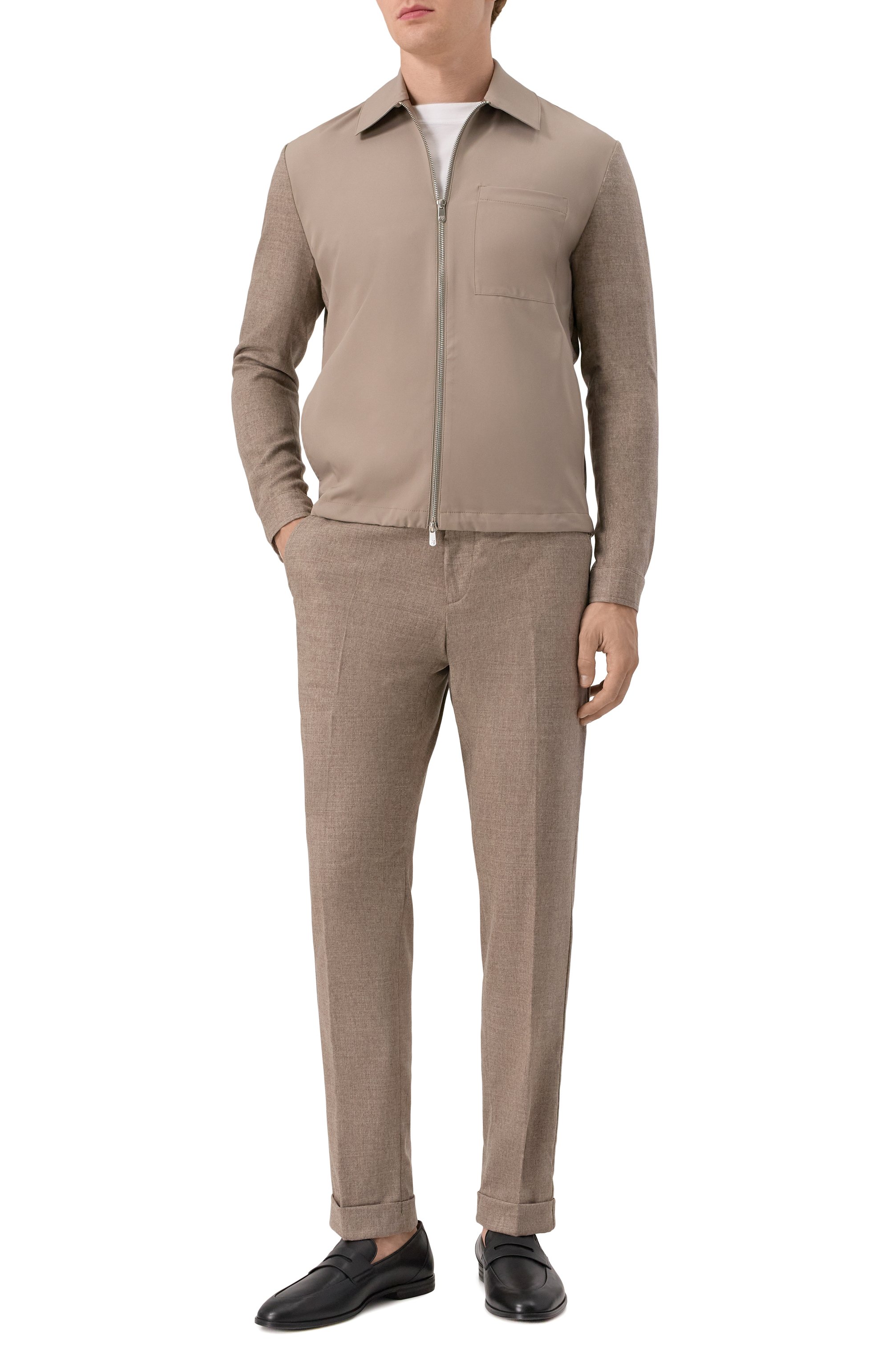 Брюки из шерсти и кашемира MARCO PESCAROLO, арт. MANU/5229, фото 2