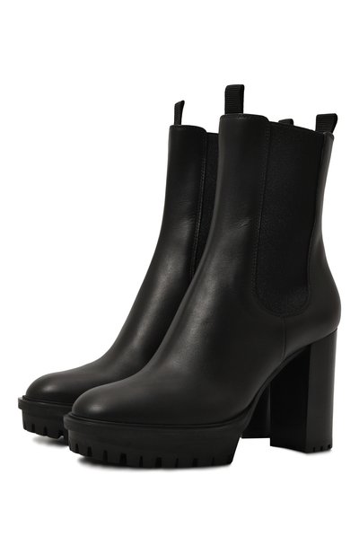 Женские кожаные ботильоны GIANVITO ROSSI, арт. G73026.70RIC.CLNNER0