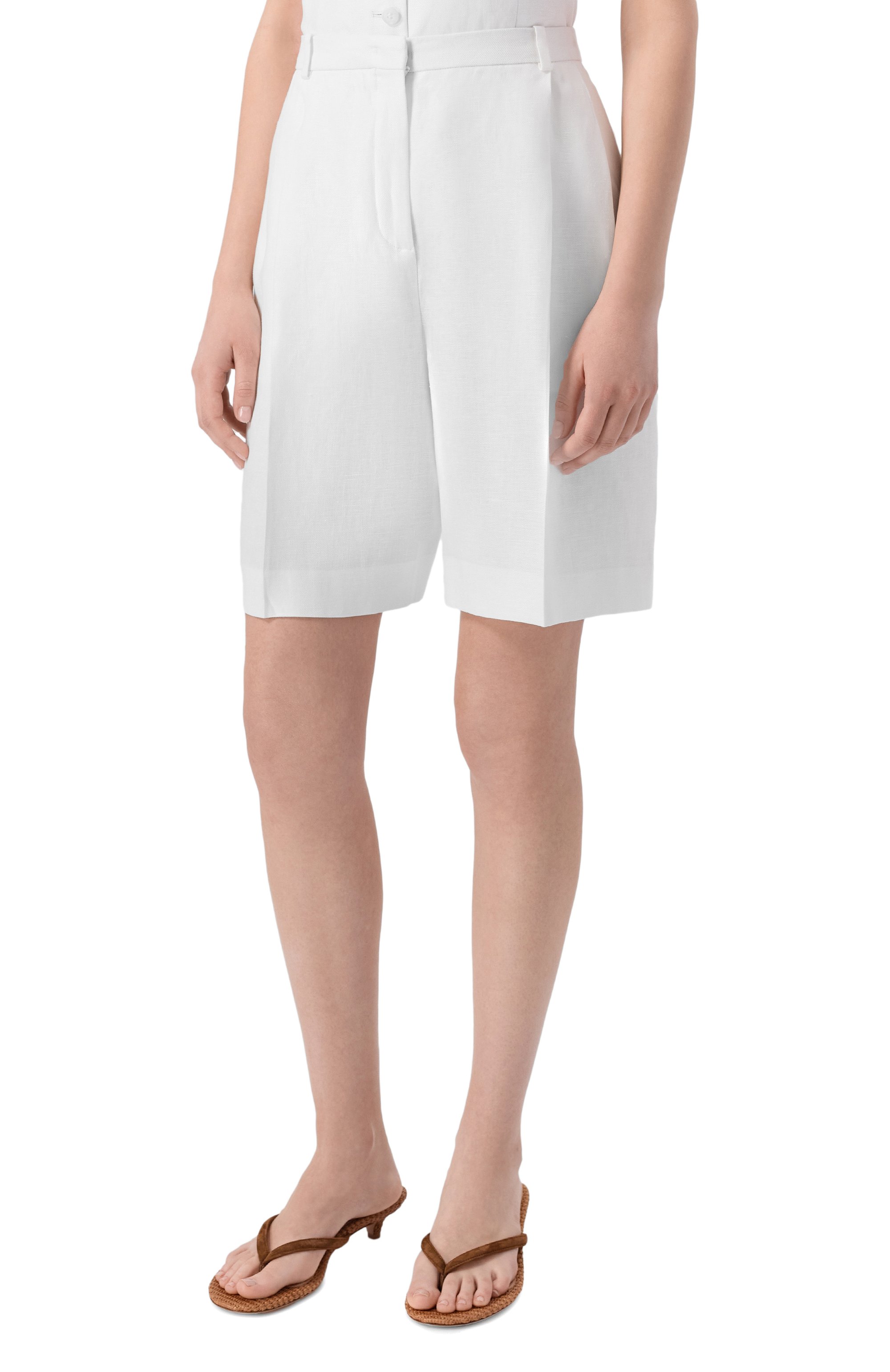 Льняные шорты 12 STOREEZ, арт. 137575, фото 3