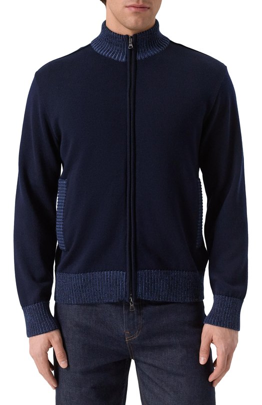 Шерстяной кардиган Paul&Shark 15311205/3XL Синий  15311205/3XL Фото 3