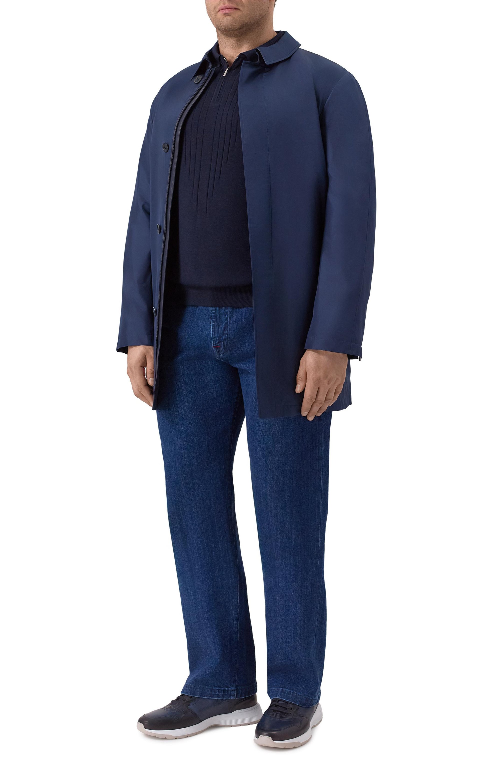 Поло из шерсти и шелка ZILLI, арт. KZP001M0230VZRD00_002, фото 2