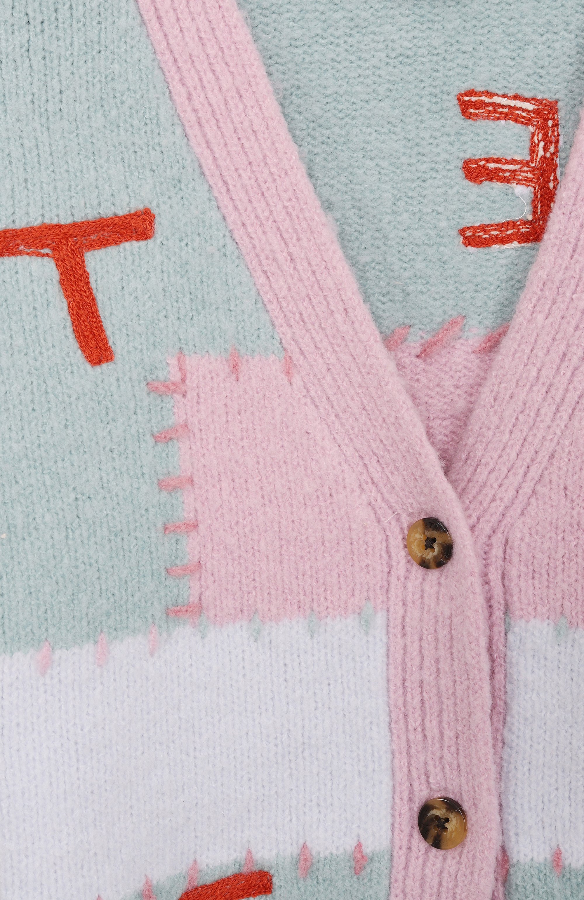 Кардиган STELLA MCCARTNEY разноцветного цвета по цене 27600 руб., арт. TX9A30, фото 3 Кардиган STELLA MCCARTNEY, арт. TX9A30, фото 3