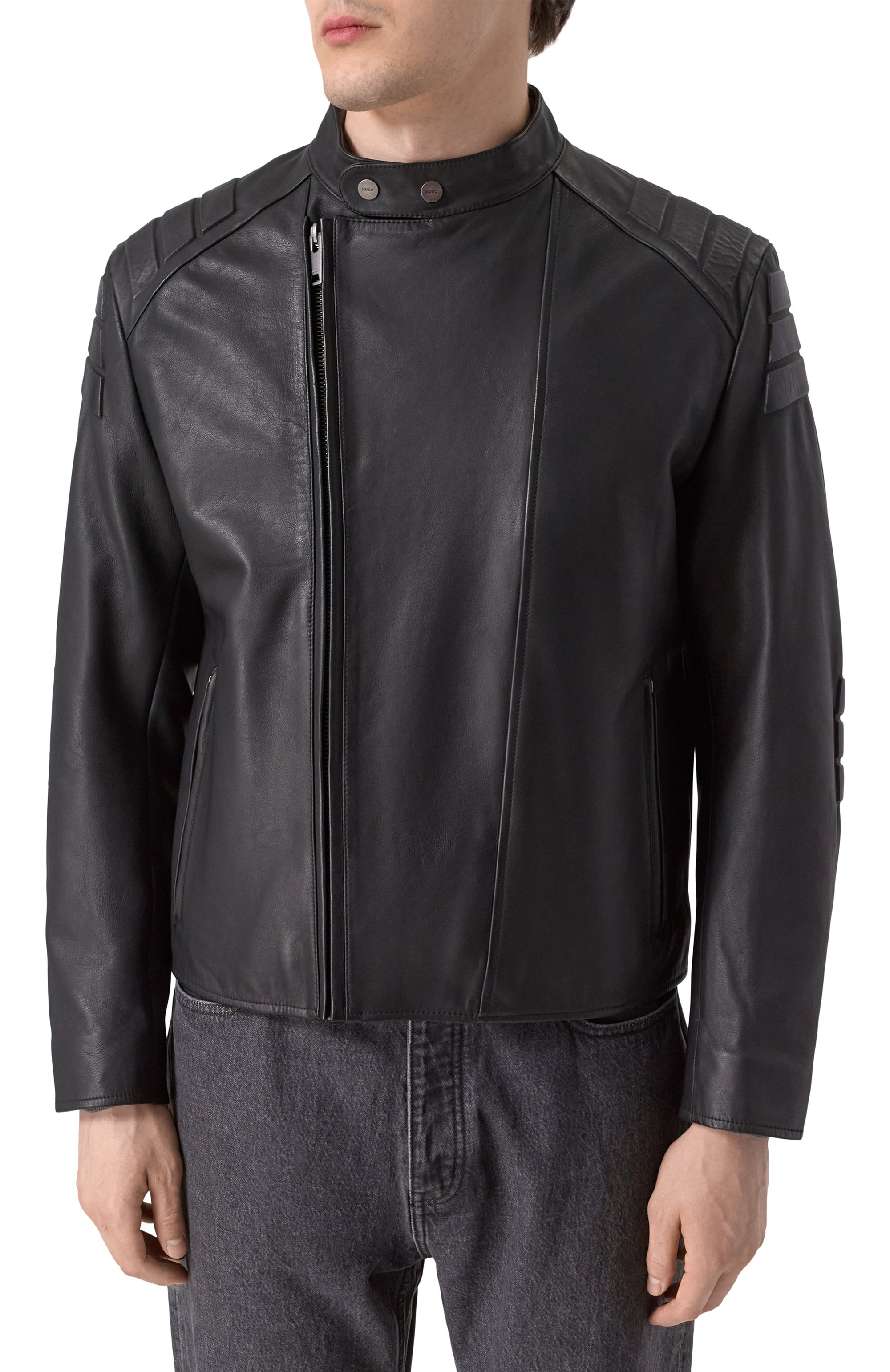 Кожаная куртка HUGO, арт. 50530780, фото 3
