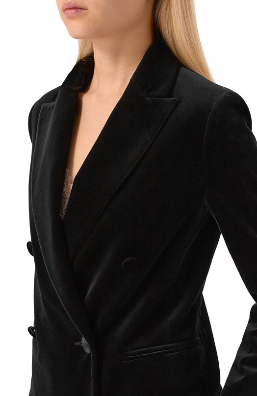 Бархатный жакет Antonelli Firenze P3182/682B Чёрный  P3182/682B Фото 5