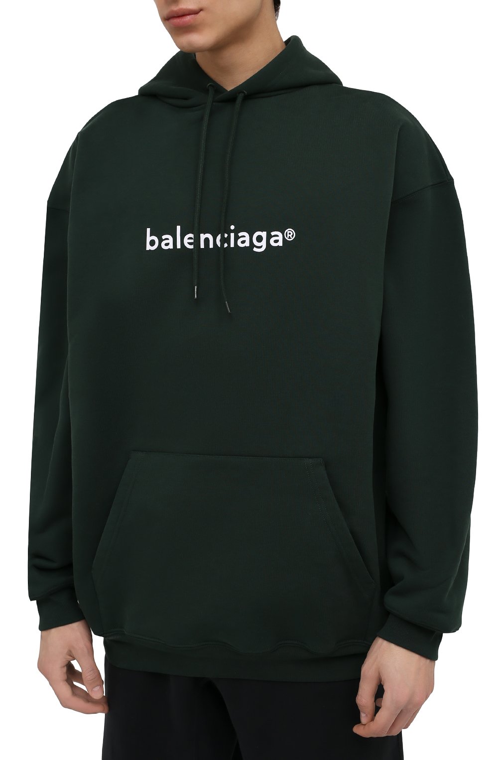 Хлопковое худи BALENCIAGA, арт. 570811/TIV55, фото 3