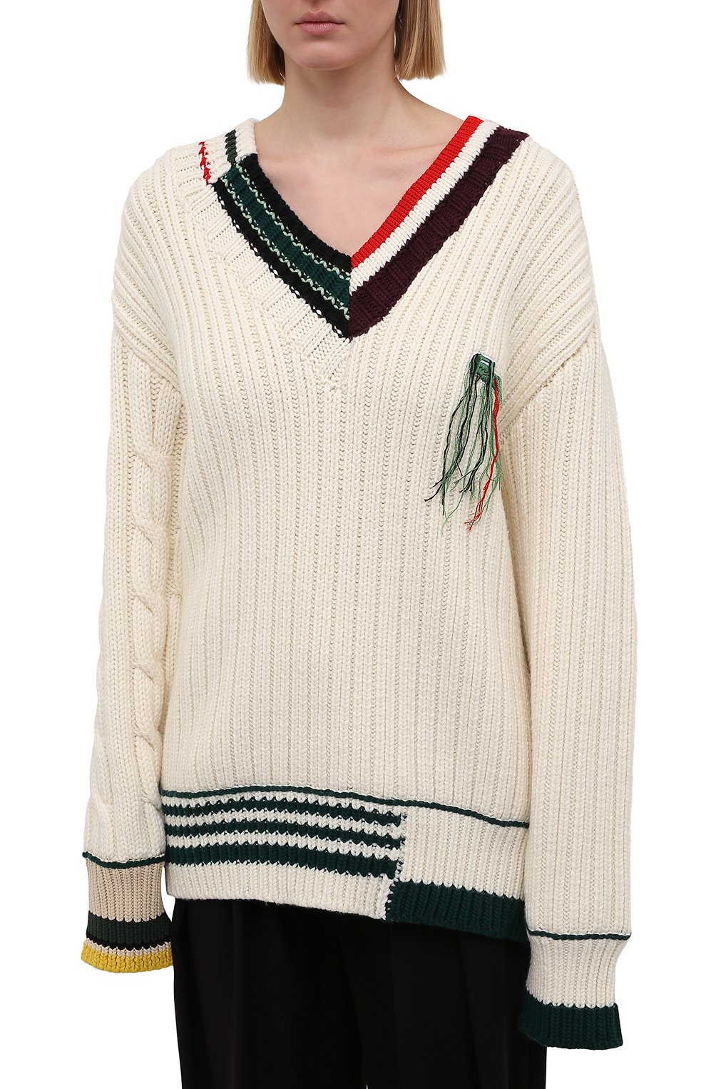 Шерстяной свитер LACOSTE, арт. AH04372CQ, фото 3