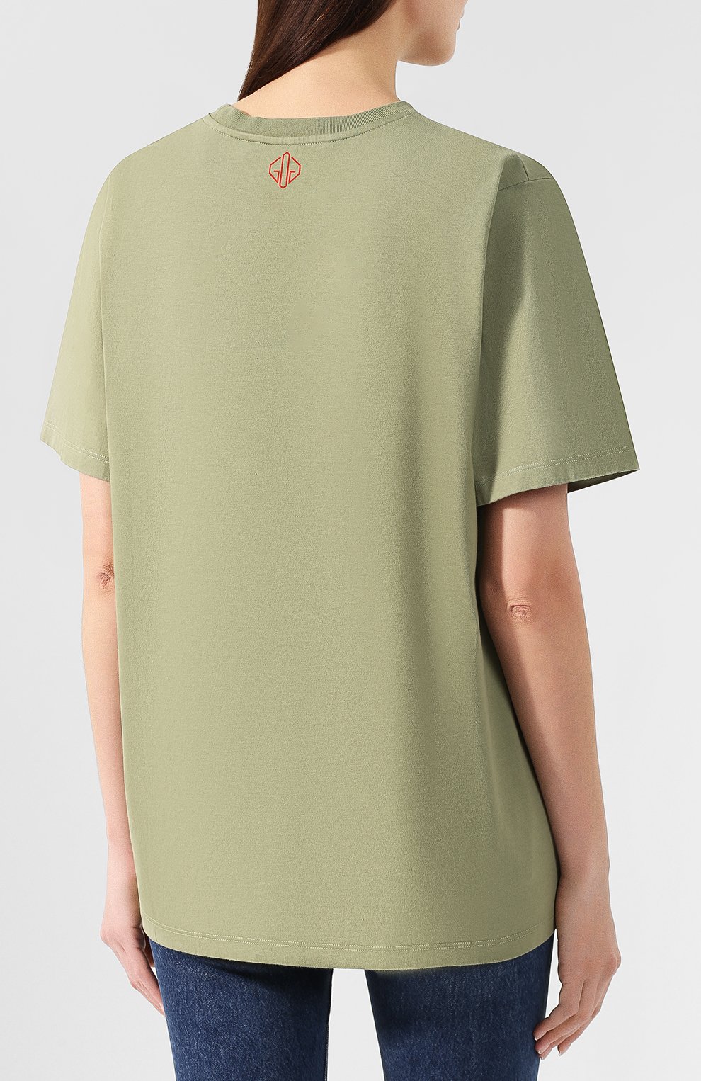 Хлопковая футболка GOLDEN GOOSE DELUXE BRAND, арт. G34WP126.E5, фото 4