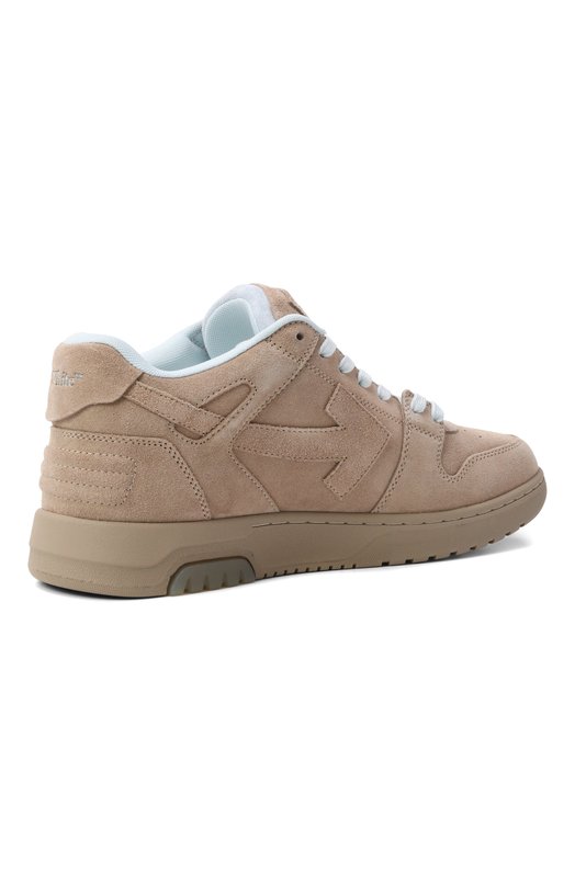 Замшевые кеды Out Of Office Off-White 0MIA189F25LEA0096161 Коричневый  0MIA189F25LEA0096161 Фото 4