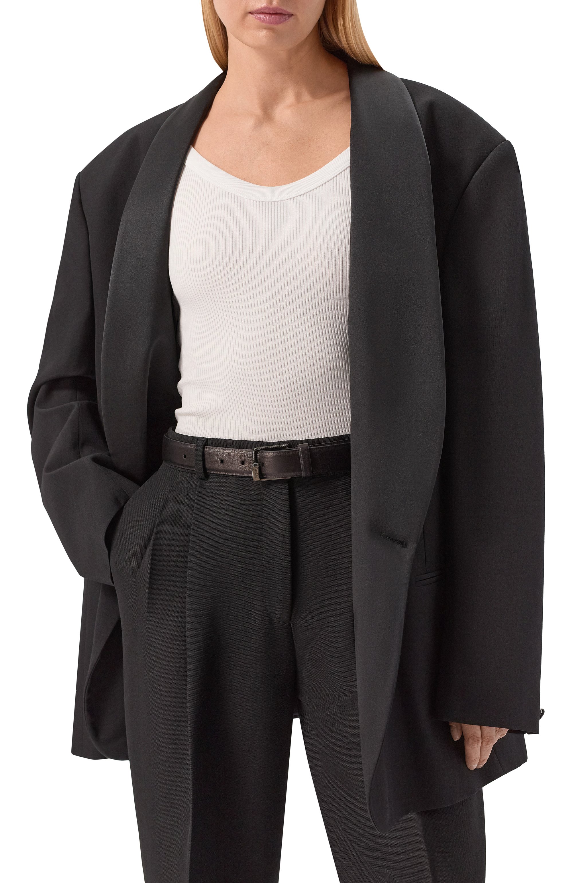 Кожаный ремень MAISON MARGIELA темно-коричневого цвета по цене 59850 руб., арт. SA1TP0020/P8832, фото 2 Кожаный ремень MAISON MARGIELA, арт. SA1TP0020/P8832, фото 2