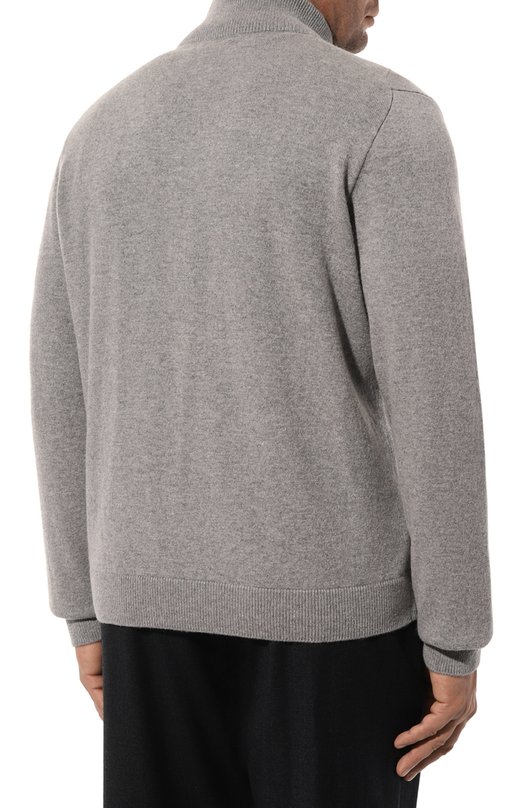 

Кардиган из шерсти и кашемира Il Borgo Cashmere, Серый