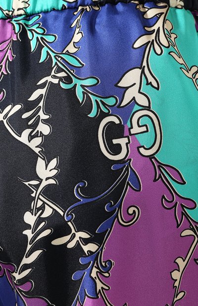 Шелковые брюки GUCCI, арт. 609595/ZADFN, фото 5