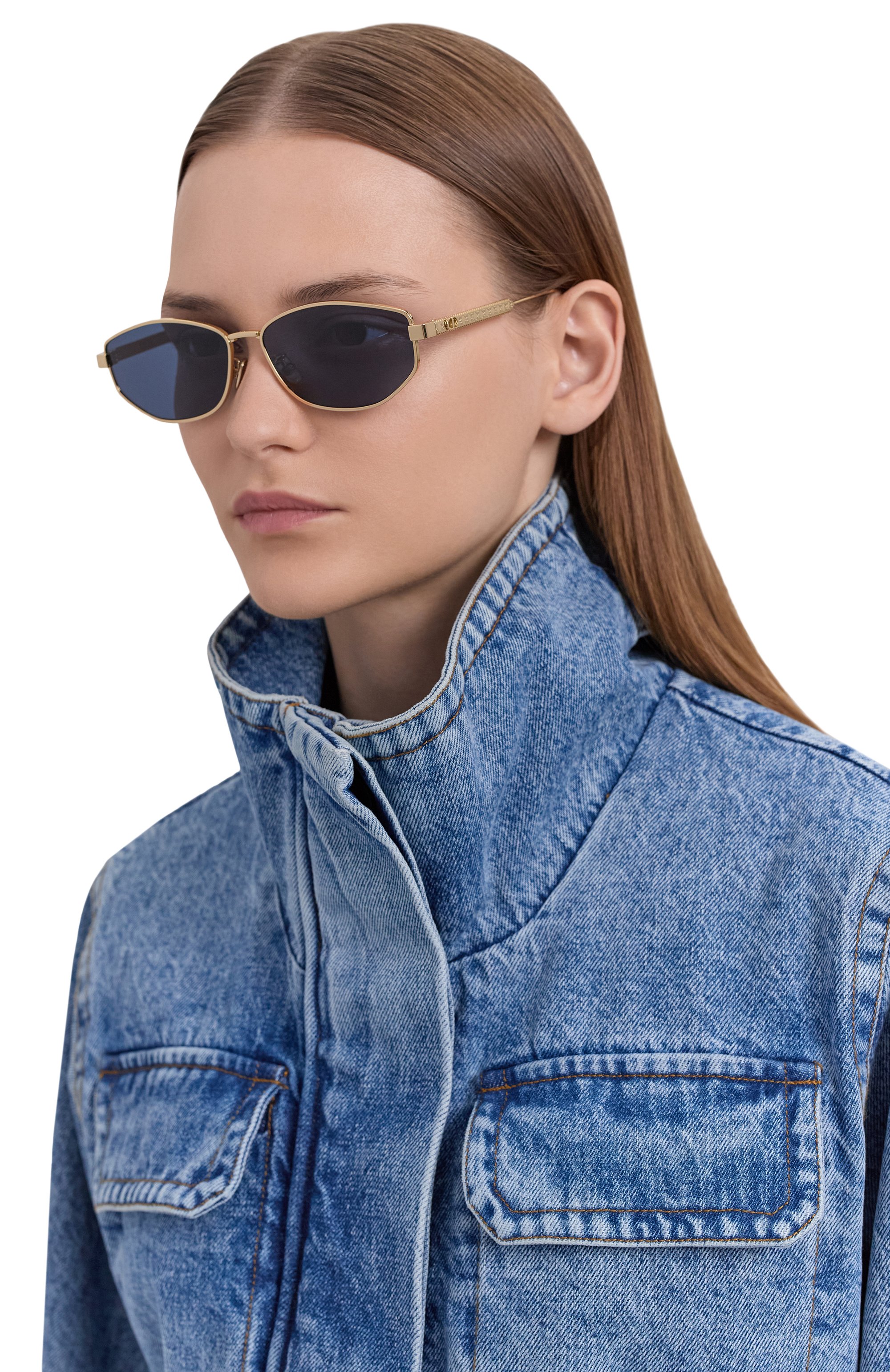 Солнцезащитные очки DIOR EYEWEAR синего цвета по цене 77700 руб., арт. DI0RCANNAGE B1U B0B0, фото 2 Солнцезащитные очки DIOR EYEWEAR, арт. DI0RCANNAGE B1U B0B0, фото 2