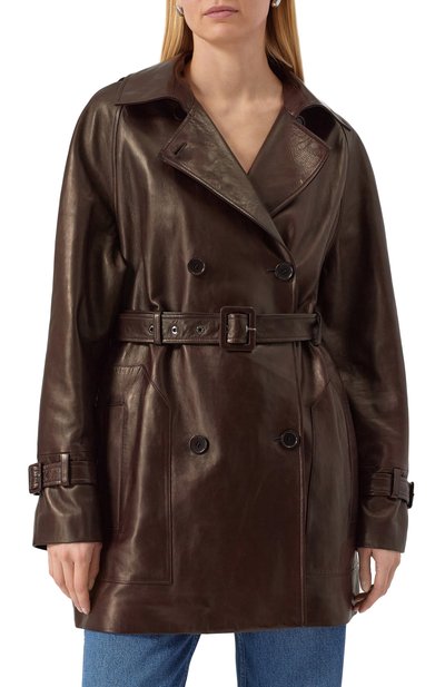 Кожаный тренч MVST, арт. ZBKB-Y139-4/Z2764-1, фото 3