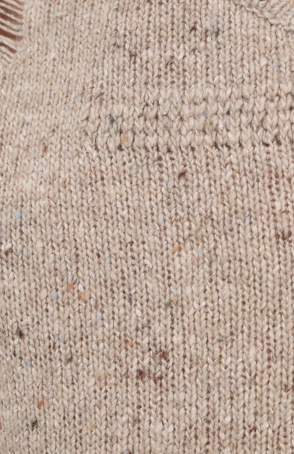 Пуловер из шерсти и вискозы HELMUT LANG светло-бежевого цвета по цене 33450 руб., арт. L04HW722, фото 5 Пуловер из шерсти и вискозы HELMUT LANG, арт. L04HW722, фото 5