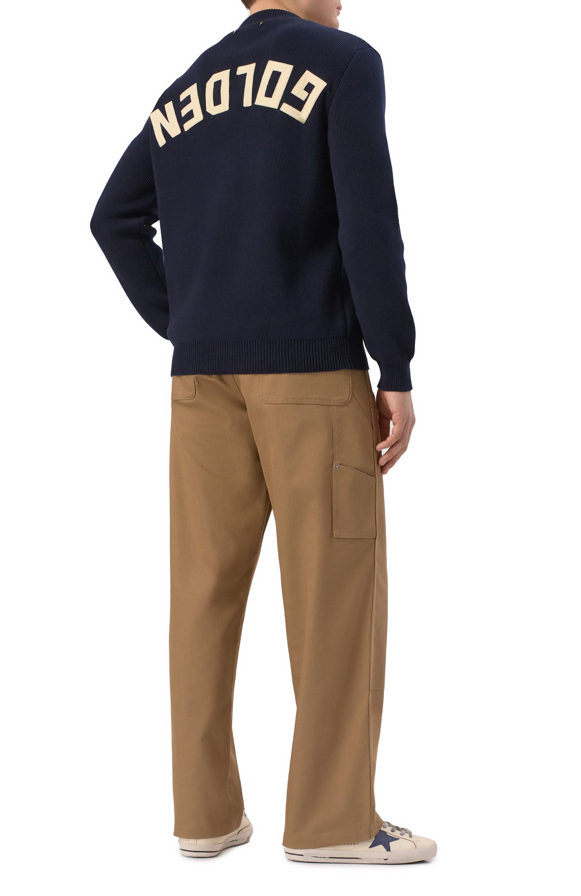 Хлопковый джемпер GOLDEN GOOSE DELUXE BRAND, арт. GMP00841.P000662, фото 2