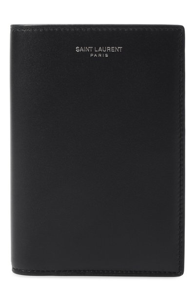 Мужской кожаная обложка для паспорта SAINT LAURENT, арт. 441711/0U90E