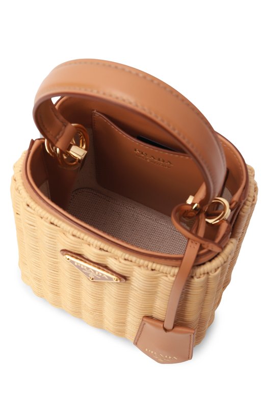 Сумка Panier mini Prada 1BA413/2CYF Бежевый  1BA413/2CYF Фото 5
