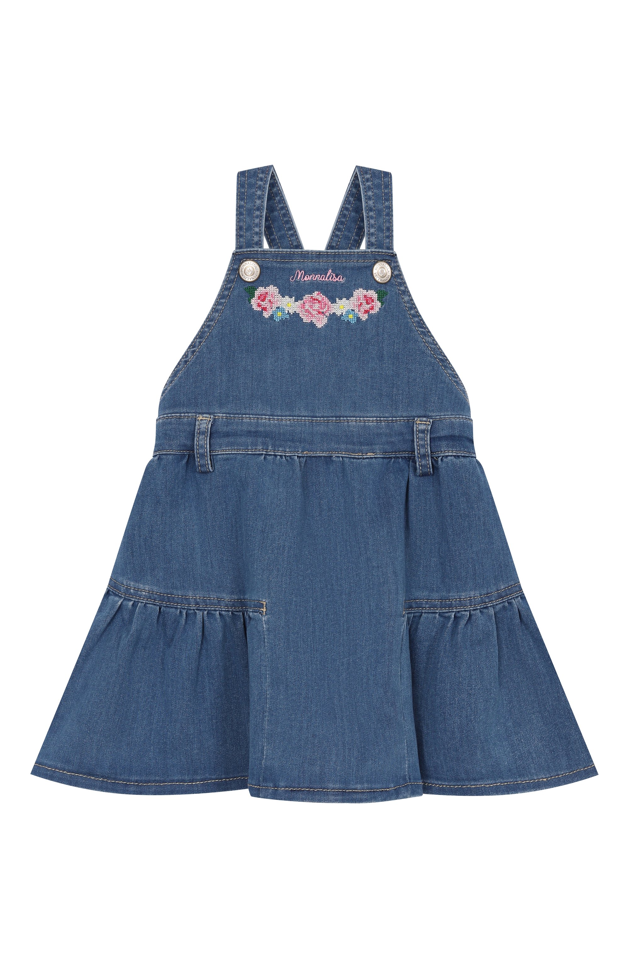 Джинсовый сарафан MONNALISA, арт. 39G704, фото 1