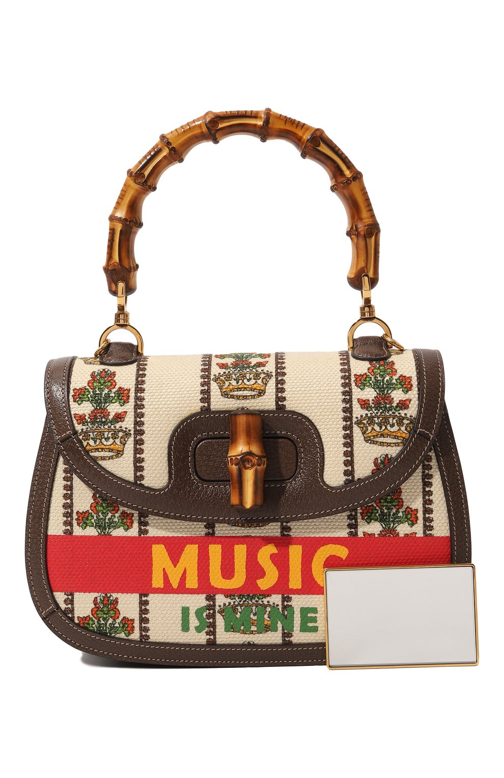 Сумка gucci 100 bamboo medium GUCCI, арт. 681173 UH2EX, фото 7