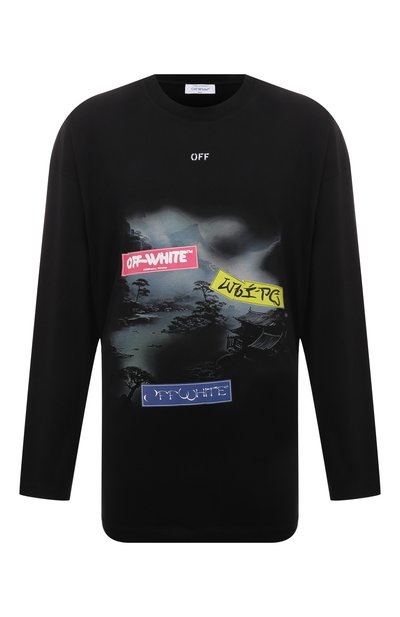 Хлопковый лонгслив OFF-WHITE, арт. 0MAB091F24JER008, фото 1