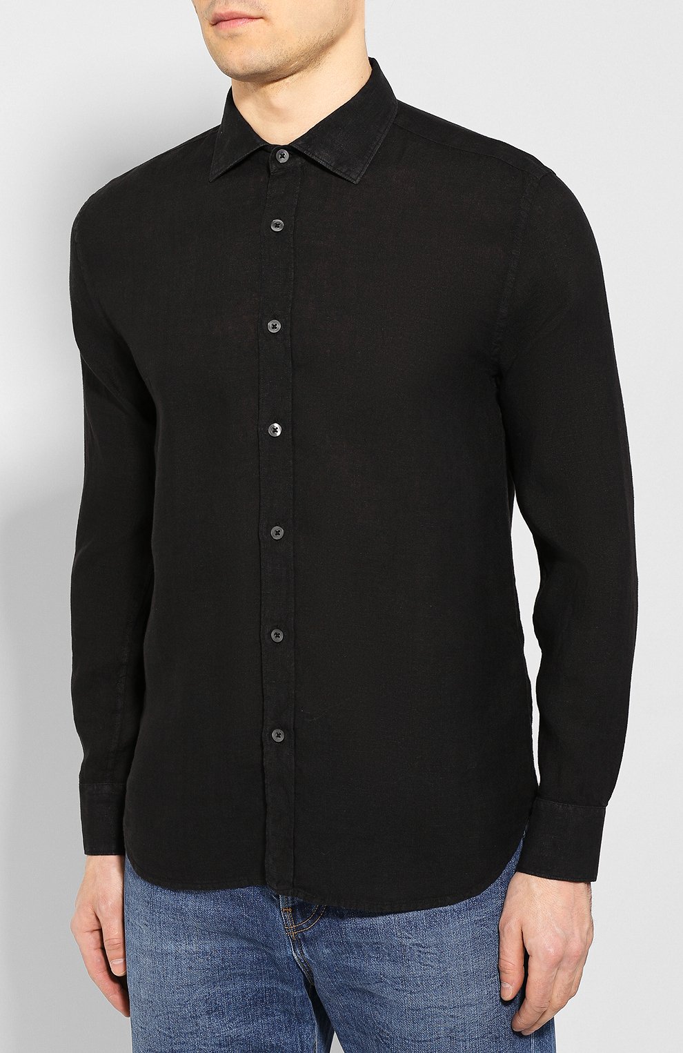 Льняная рубашка 120% LINO, арт. R0M1311/B317/000, фото 3