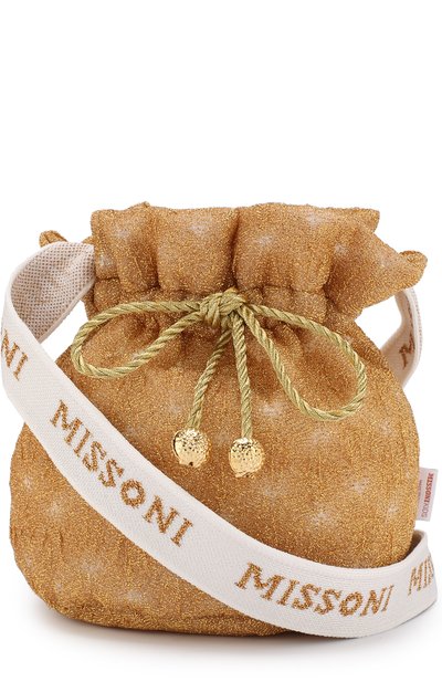 Сумка-кисет с металлизированной отделкой MISSONI, арт. E18.BA.219365, фото 4