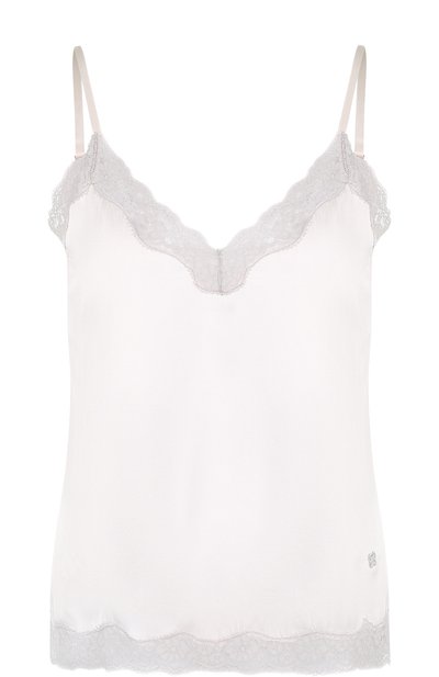 Шелковый топ с кружевной отделкой VANNINA VESPERINI,  арт. VVPE18-40, фото 1