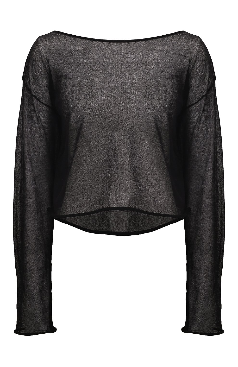 Хлопковый пуловер ISABEL BENENATO черного цвета по цене 52750 руб., арт. DK131S23, фото 1 Хлопковый пуловер ISABEL BENENATO, арт. DK131S23, фото 1