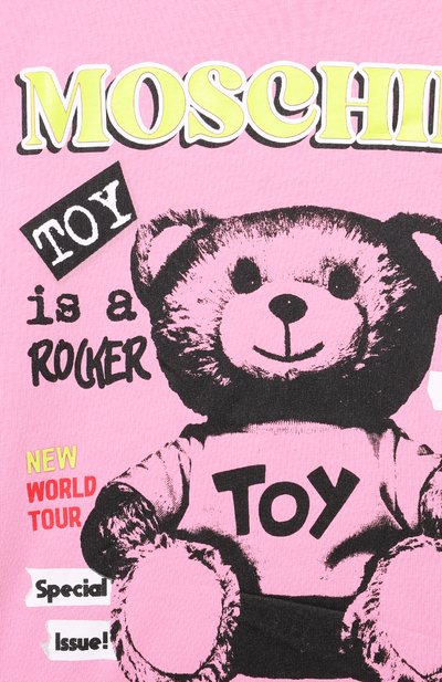 Хлопковая футболка MOSCHINO, арт. H8M03R/LAA20/10-14, фото 3