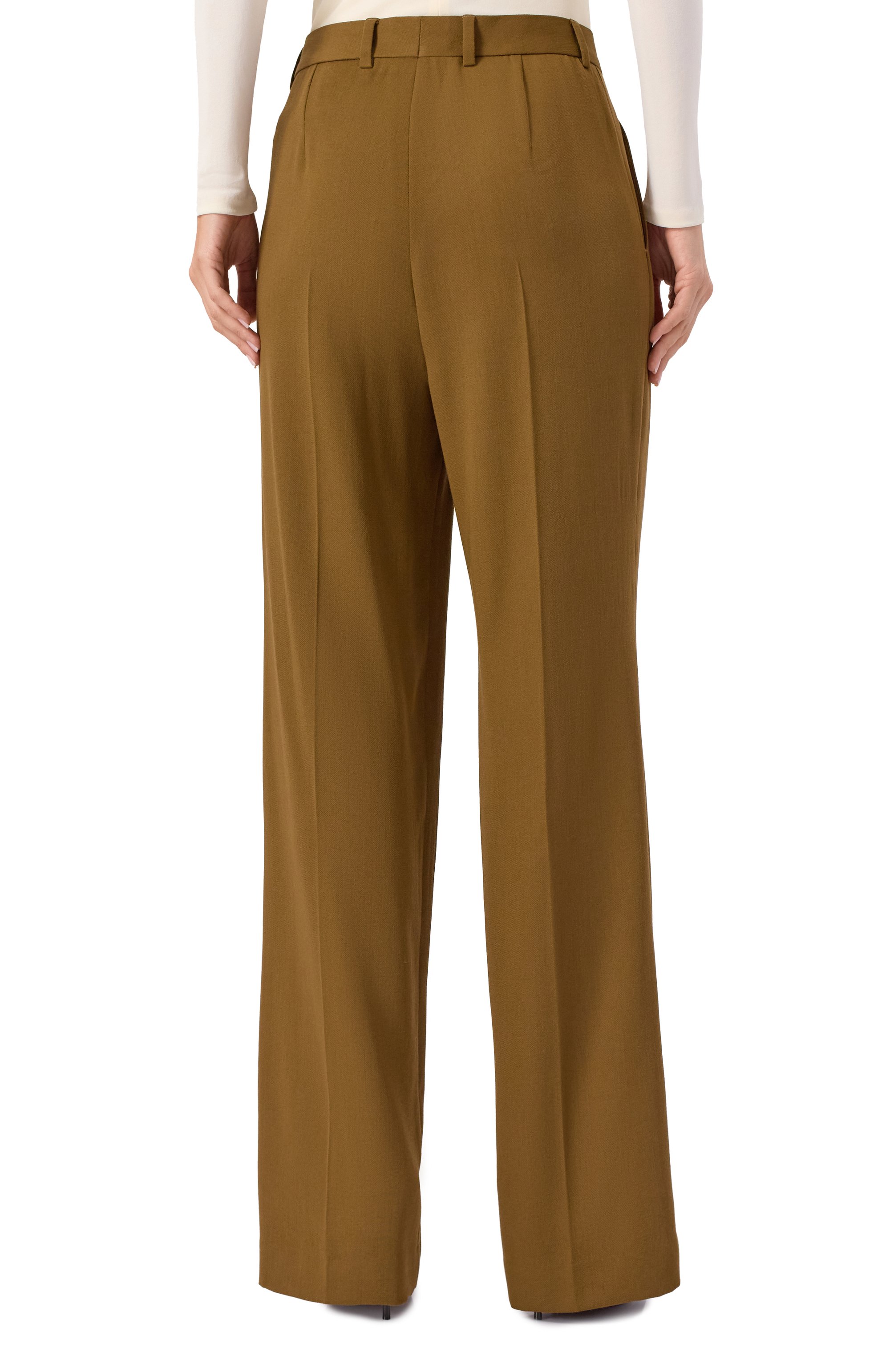 Брюки из шерсти и вискозы PETAR PETROV, арт. F25TP5/WV/VI, фото 4