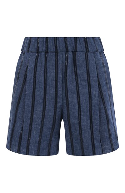 Женские льняные шорты BRUNELLO CUCINELLI, арт. MH538P8898