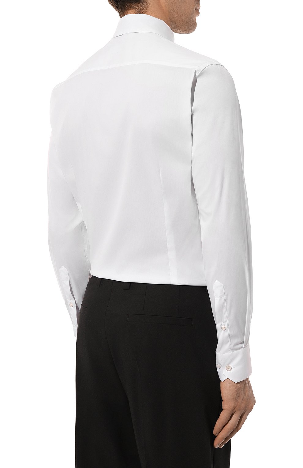 Хлопковая сорочка GIORGIO ARMANI белого цвета по цене 57000 руб., арт. 8CGCCZ97/TZ517, фото 5 Хлопковая сорочка GIORGIO ARMANI, арт. 8CGCCZ97/TZ517, фото 5