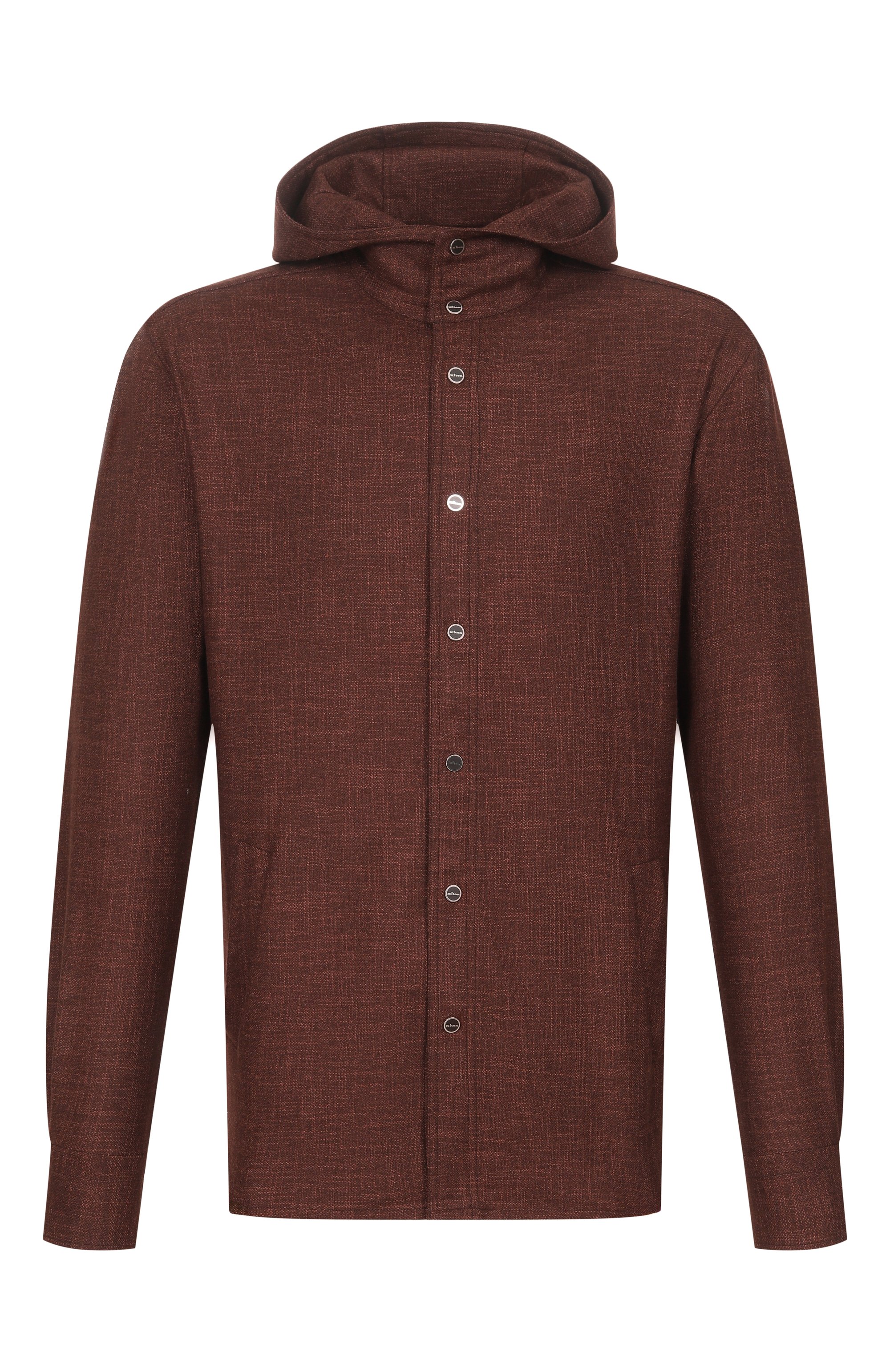 Рубашка из шерсти и шелка KITON, арт. UMCMARK0119G10, фото 1