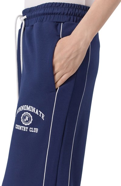 Брюки HINNOMINATE синего цвета по цене 15750 руб., арт. HMABW02465, фото 5 Брюки HINNOMINATE, арт. HMABW02465, фото 5