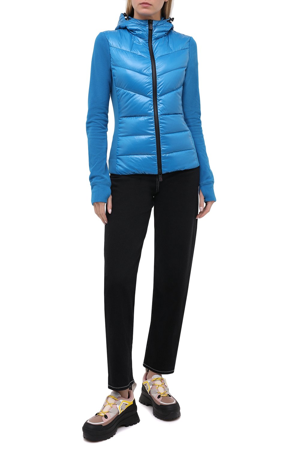 Утепленная толстовка MONCLER GRENOBLE бирюзового цвета по цене 79550 руб., арт. F2-098-8G500-00-80093, фото 2 Утепленная толстовка MONCLER GRENOBLE, арт. F2-098-8G500-00-80093, фото 2