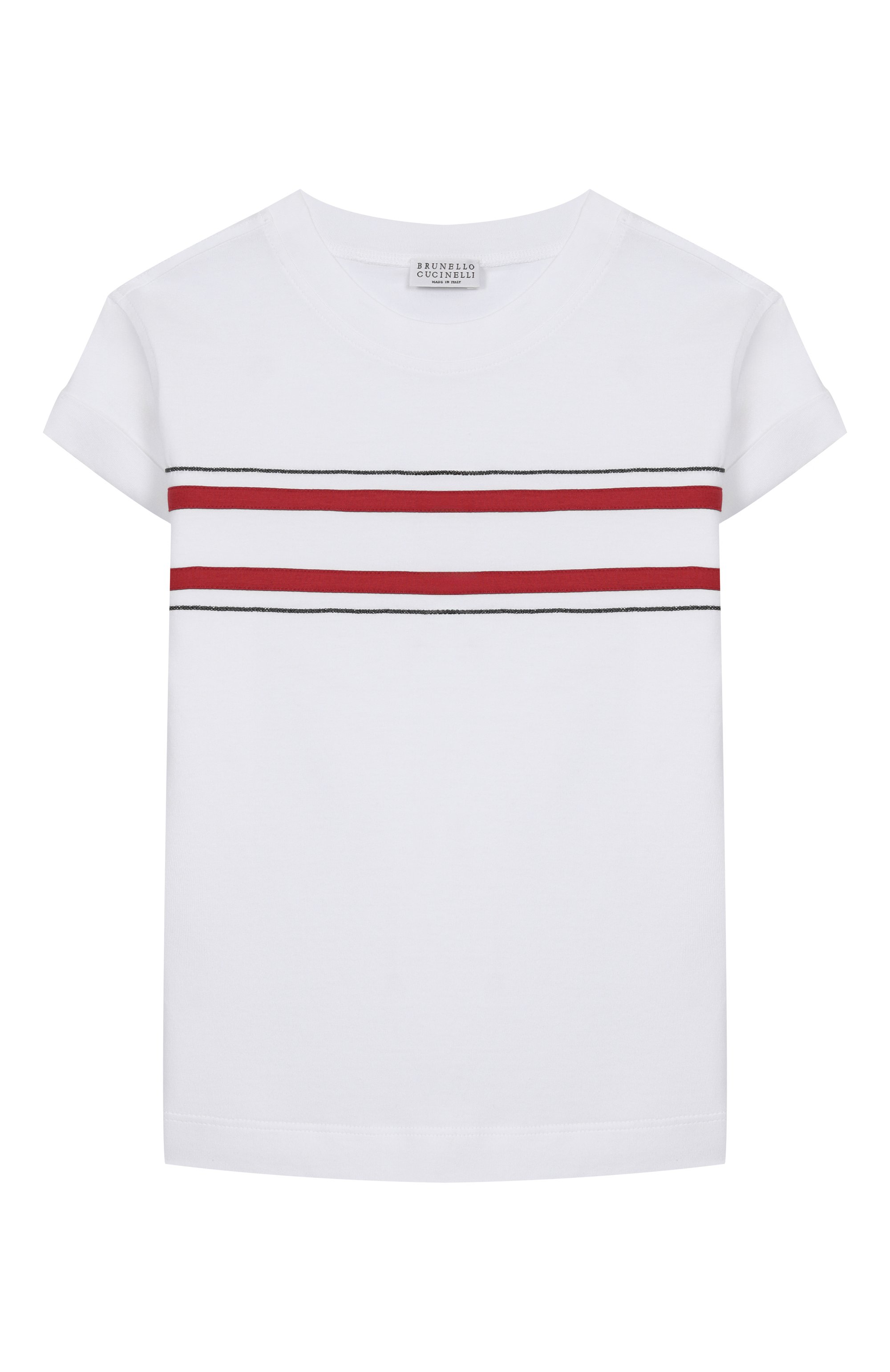 Хлопковая футболка BRUNELLO CUCINELLI, арт. B0T81T464B, фото 1