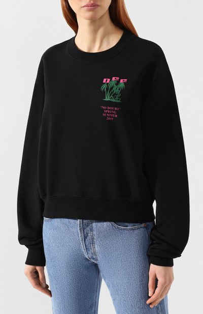 Хлопковый свитшот OFF-WHITE, арт. 0WBA026R190030451040, фото 3