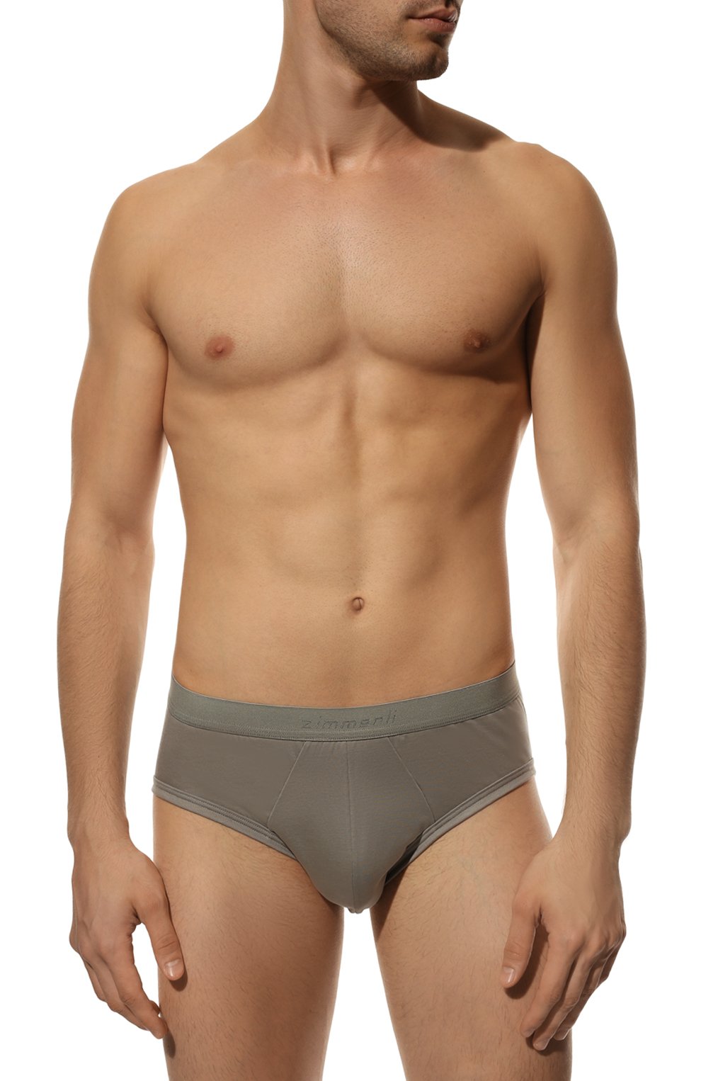 Хлопковые брифы ZIMMERLI серого цвета по цене 11500 руб., арт. 286-1444, фото 2 Хлопковые брифы ZIMMERLI, арт. 286-1444, фото 2