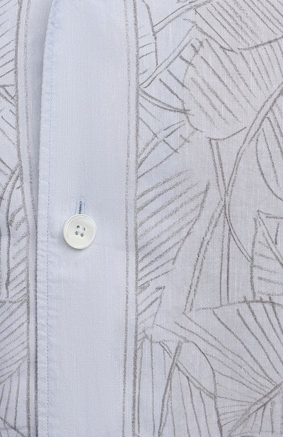 Рубашка изо льна и хлопка ZEGNA, арт. UWX39/SCP3, фото 5