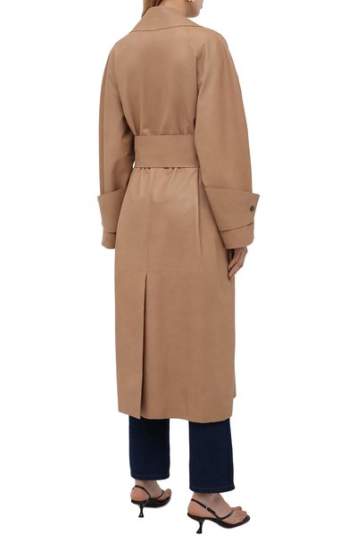 Кожаное пальто THE ROW, арт. 5601L211, фото 4