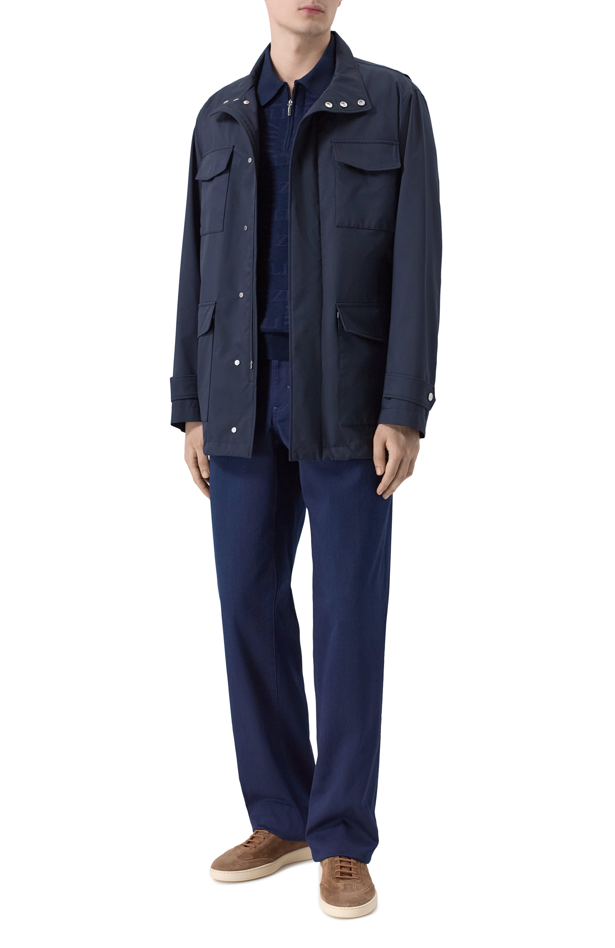 Поло из хлопка и шелка ZILLI, арт. KZP002M0147VZCP00, фото 2