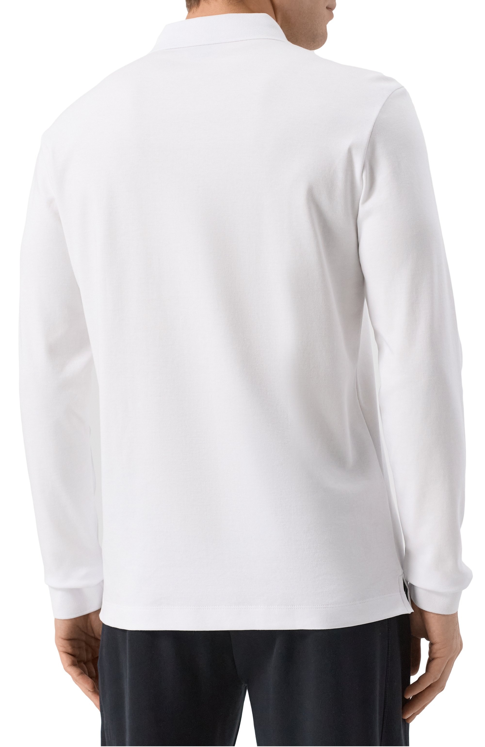 Хлопковое поло BOSS, арт. 50468392, фото 4