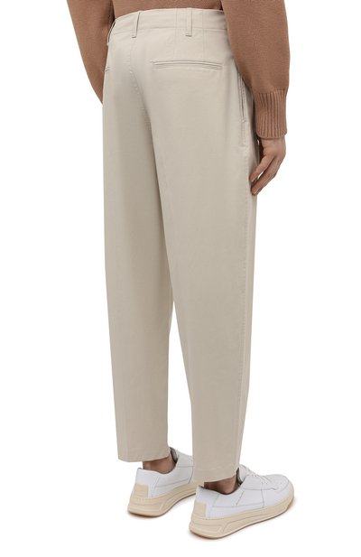 Хлопковые брюки AMBUSH бежевого цвета по цене 59450 руб., арт. BMCA022S21FAB001, фото 4 Хлопковые брюки AMBUSH, арт. BMCA022S21FAB001, фото 4