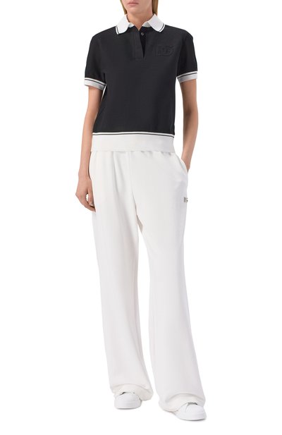 Женское хлопковое поло DOLCE & GABBANA, арт. F8V33Z/GDDMH
