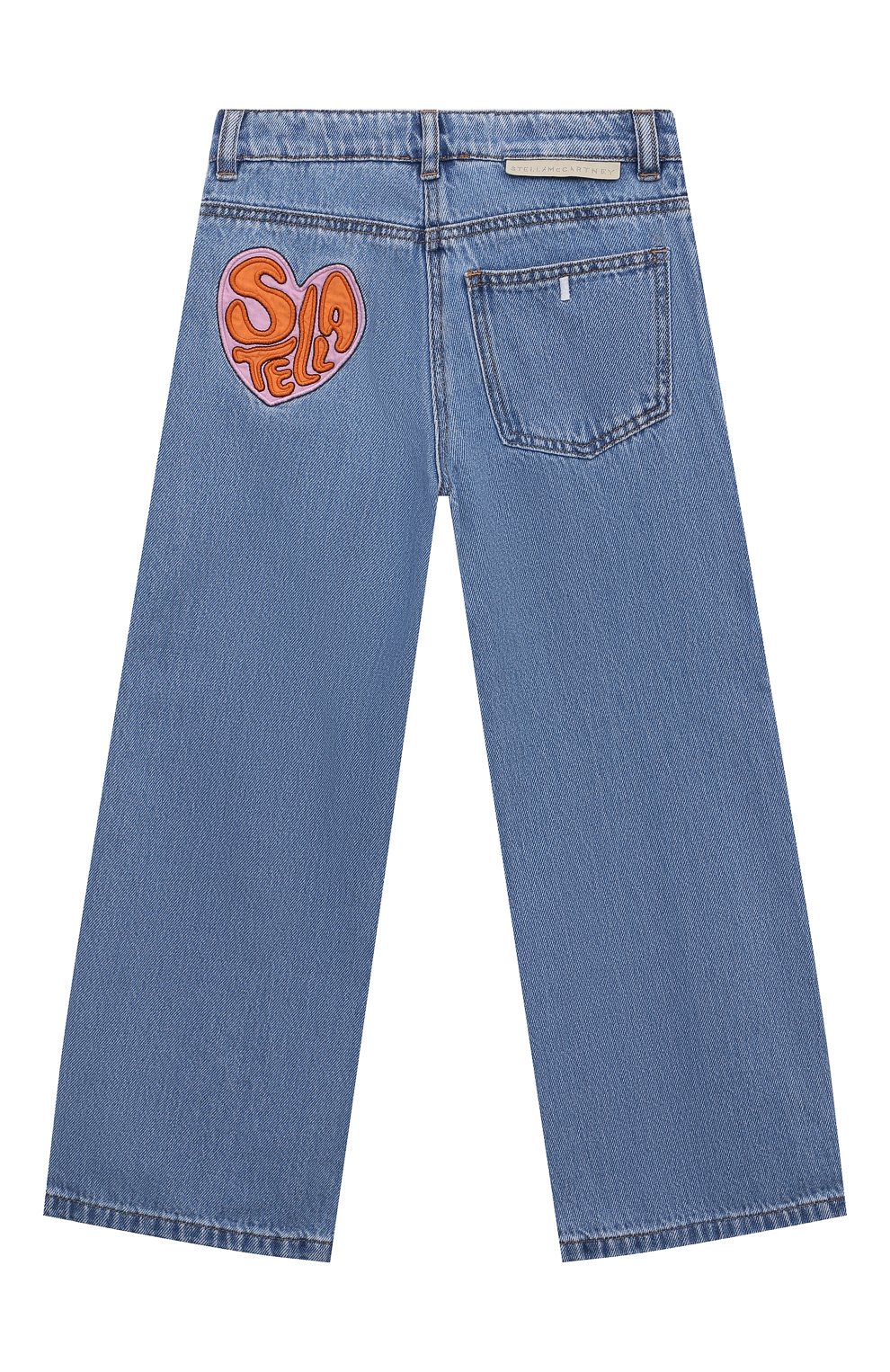 Джинсы STELLA MCCARTNEY синего цвета по цене 11350 руб., арт. TV6B10, фото 2 Джинсы STELLA MCCARTNEY, арт. TV6B10, фото 2