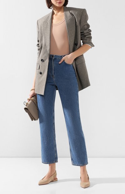 Замшевые балетки SANTONI, арт. WAWN58486HI2CMGDE40, фото 2