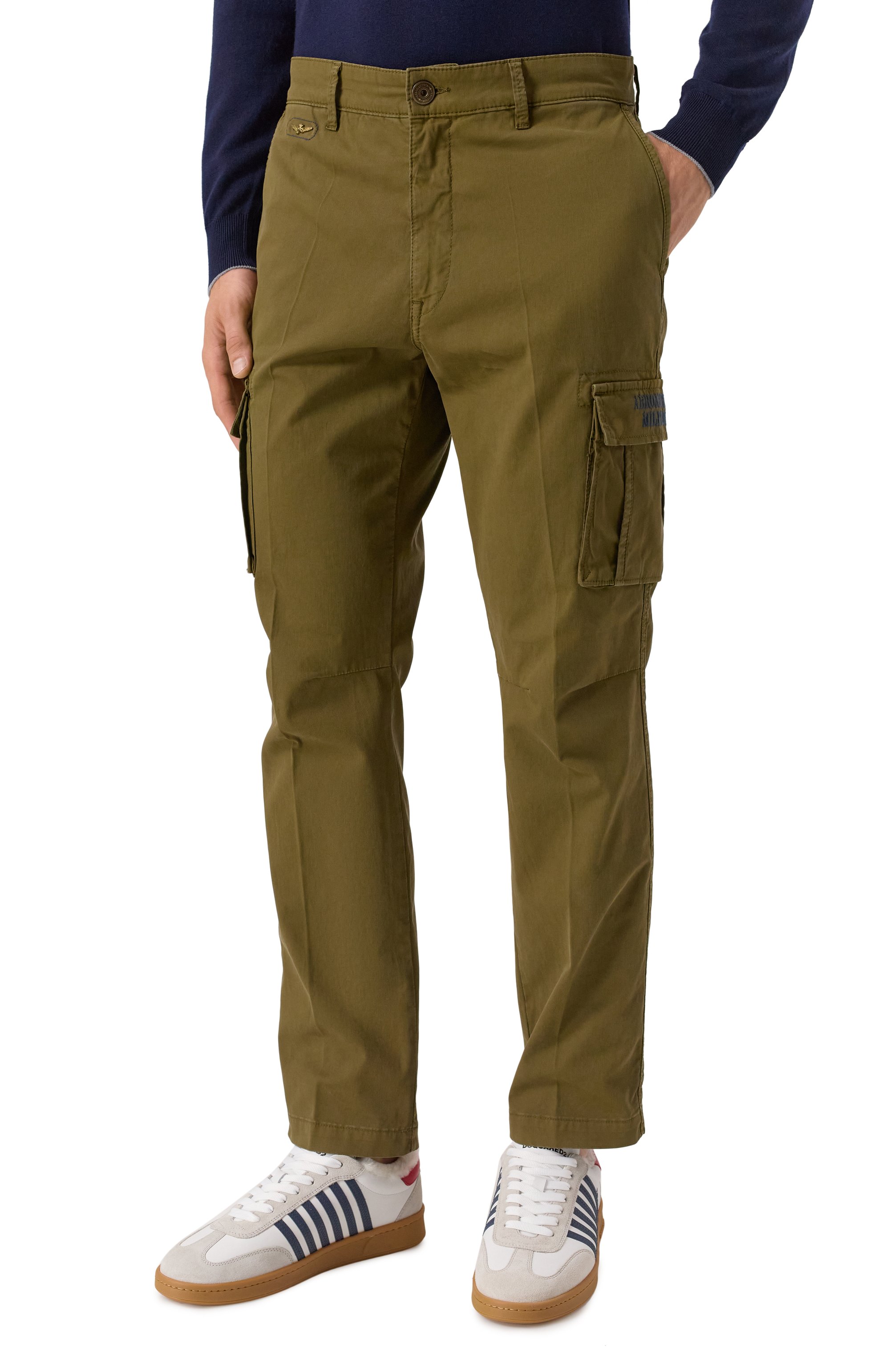 Хлопковые брюки-карго AERONAUTICA MILITARE, арт. PA1329UCT02443, фото 3