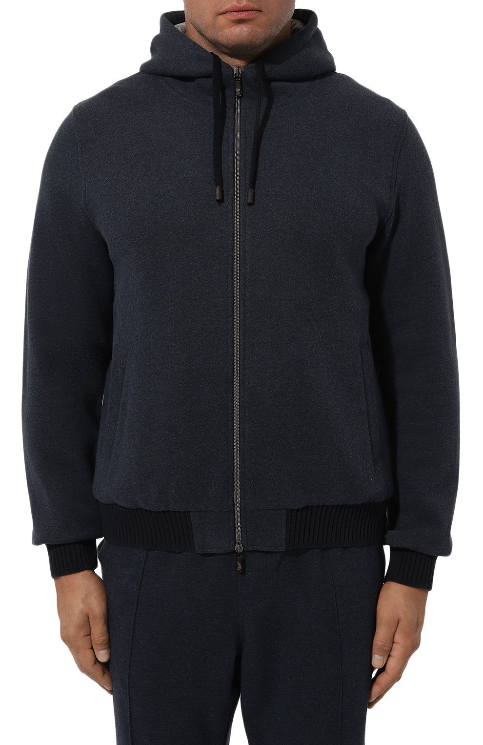 Толстовка из хлопка и кашемира CAPOBIANCO, арт. 17M404.FW00./60, фото 3