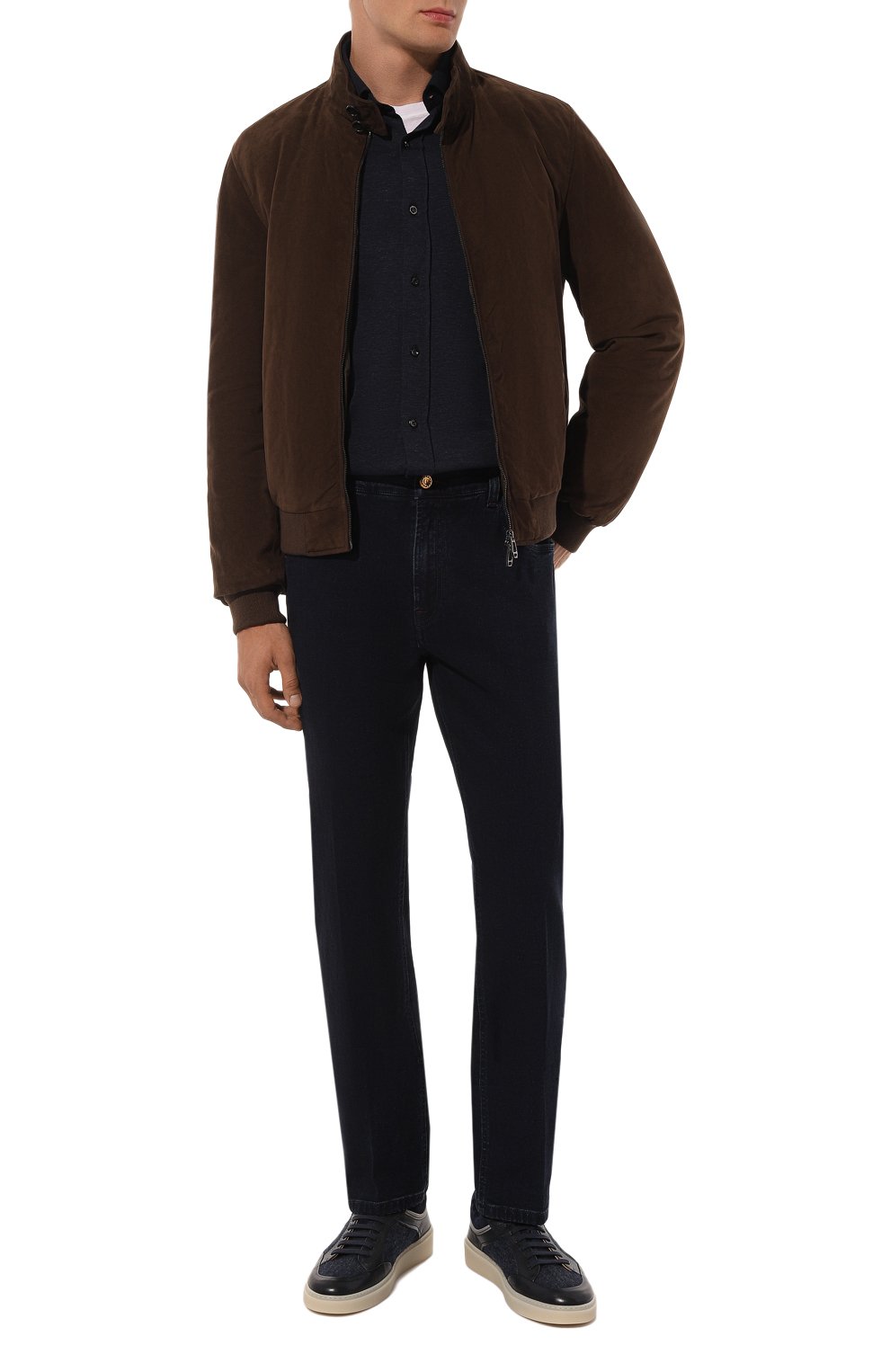 Рубашка из хлопка и кашемира STEFANO RICCI, арт. CJ007510/TE2603, фото 2